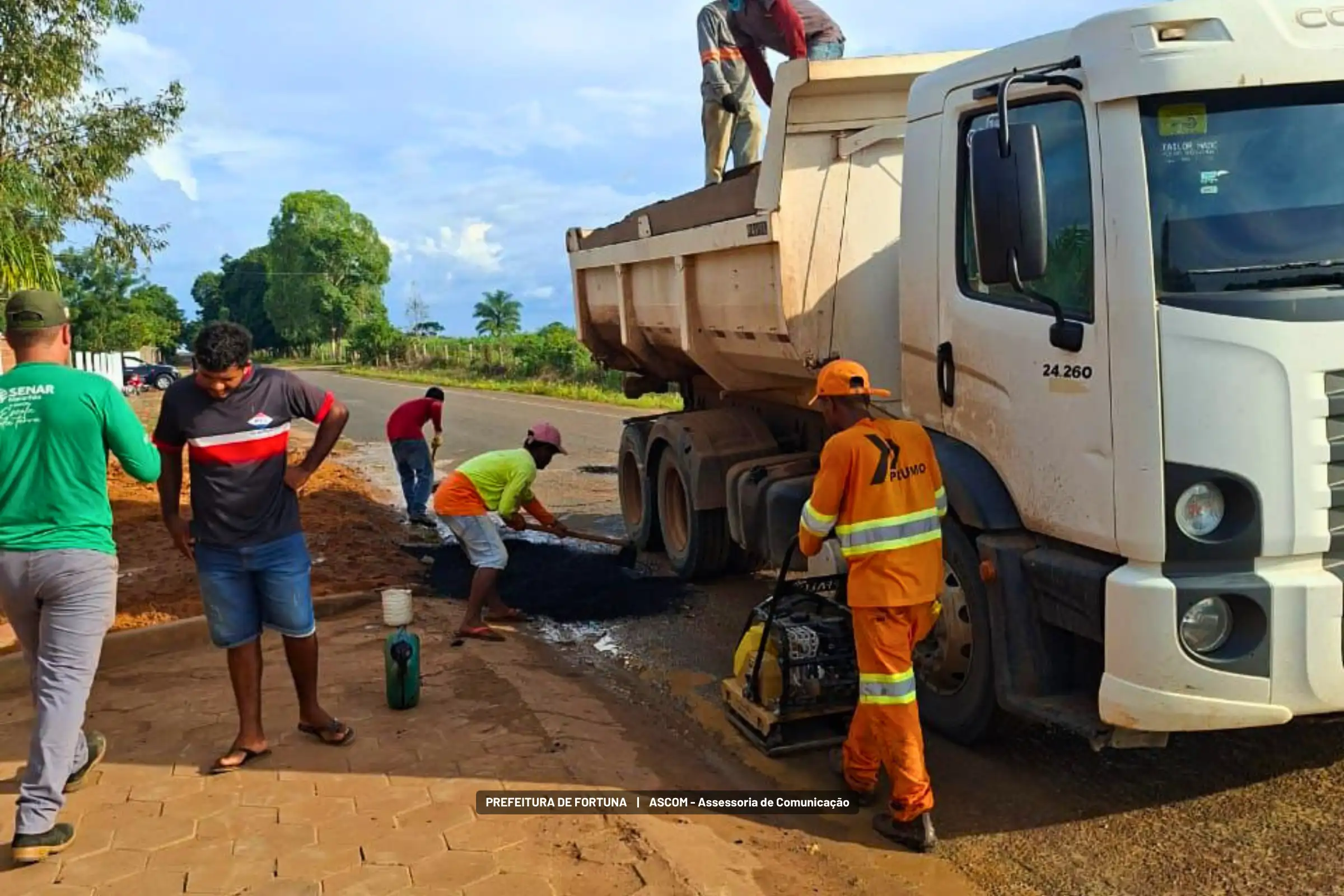 Prefeitura de Fortuna intensifica operação tapa-buracos e reforça compromisso com a mobilidade urbana
