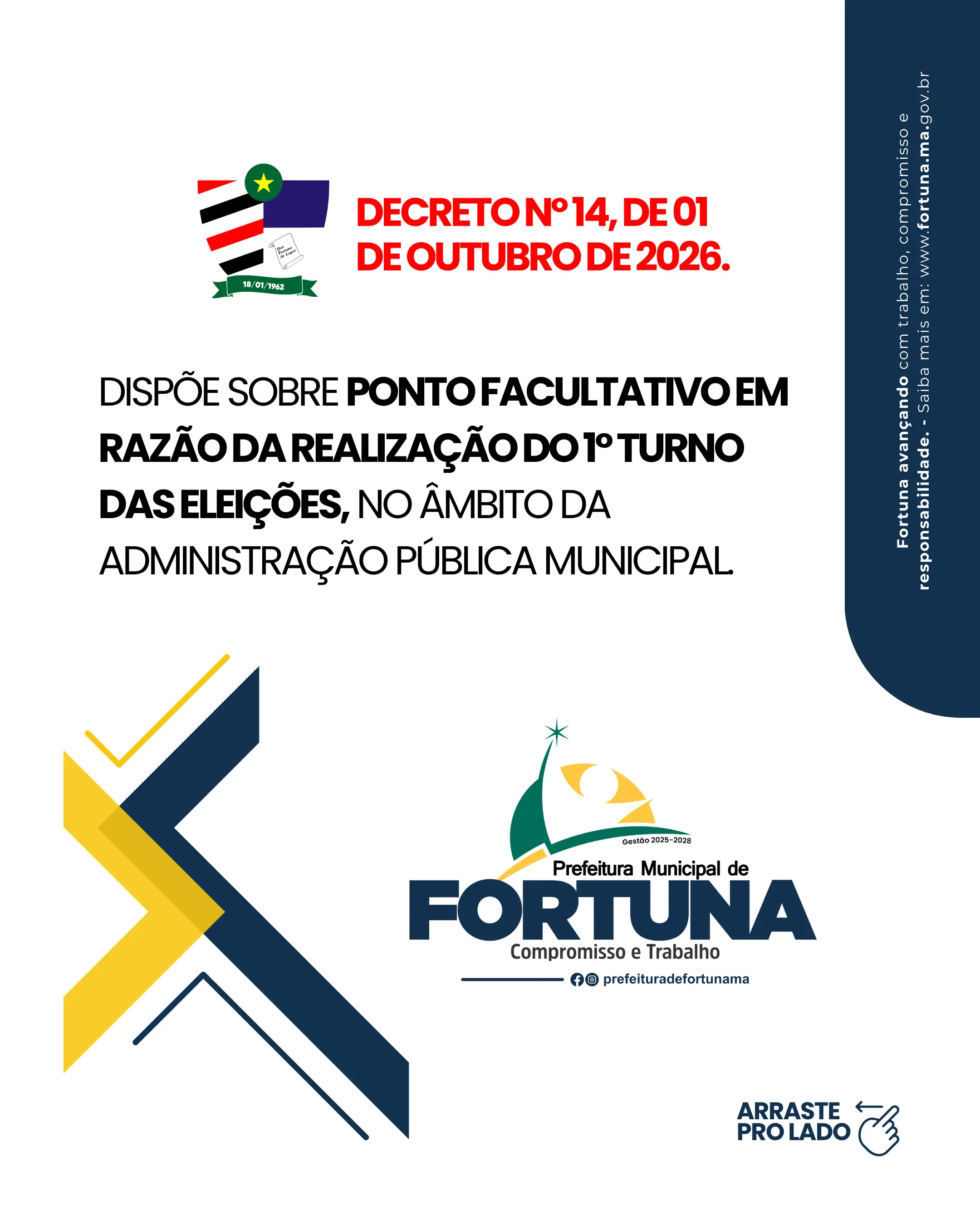 📢 PONTO FACULTATIVO