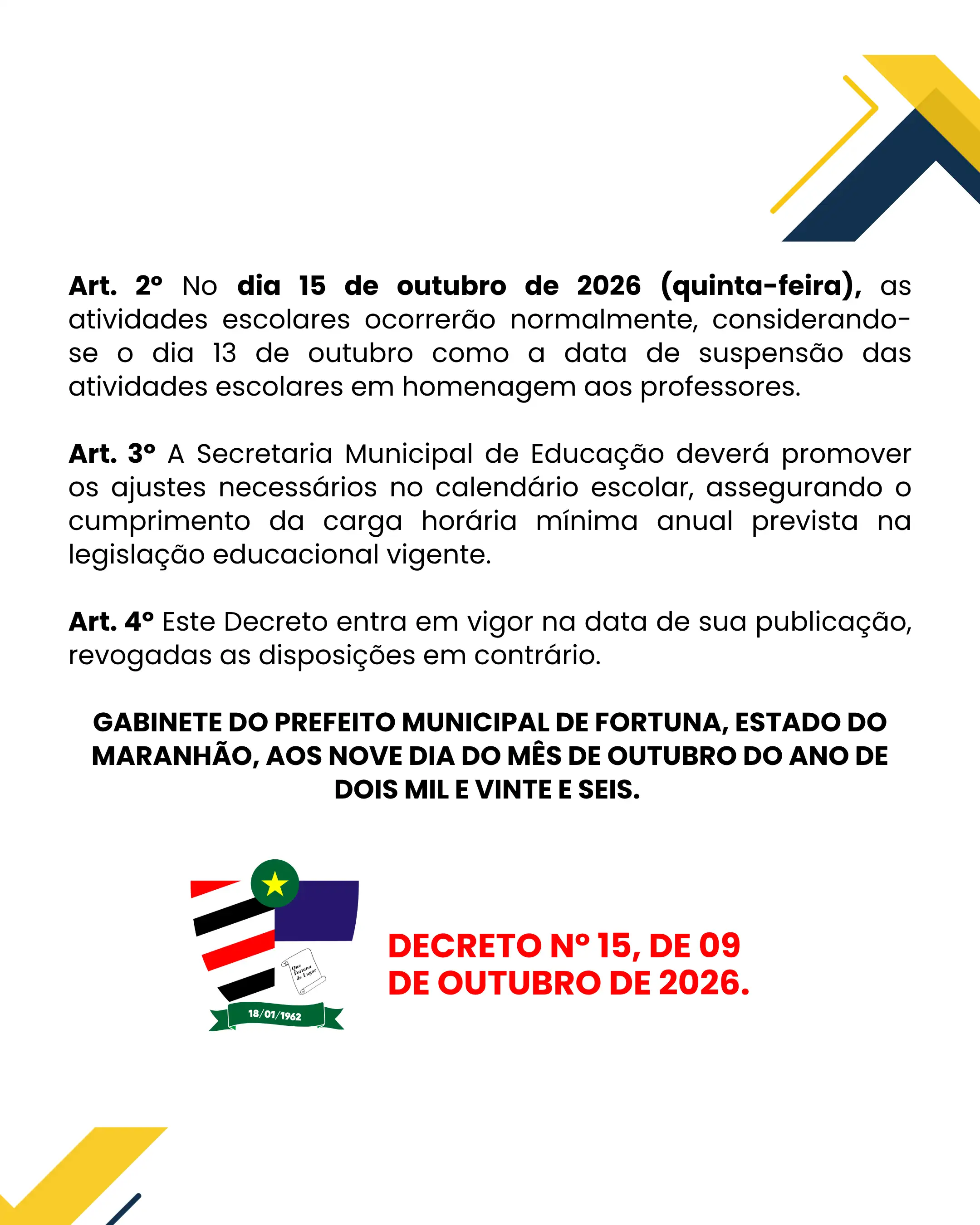 Foto 2 – COMUNICADO OFICIAL
