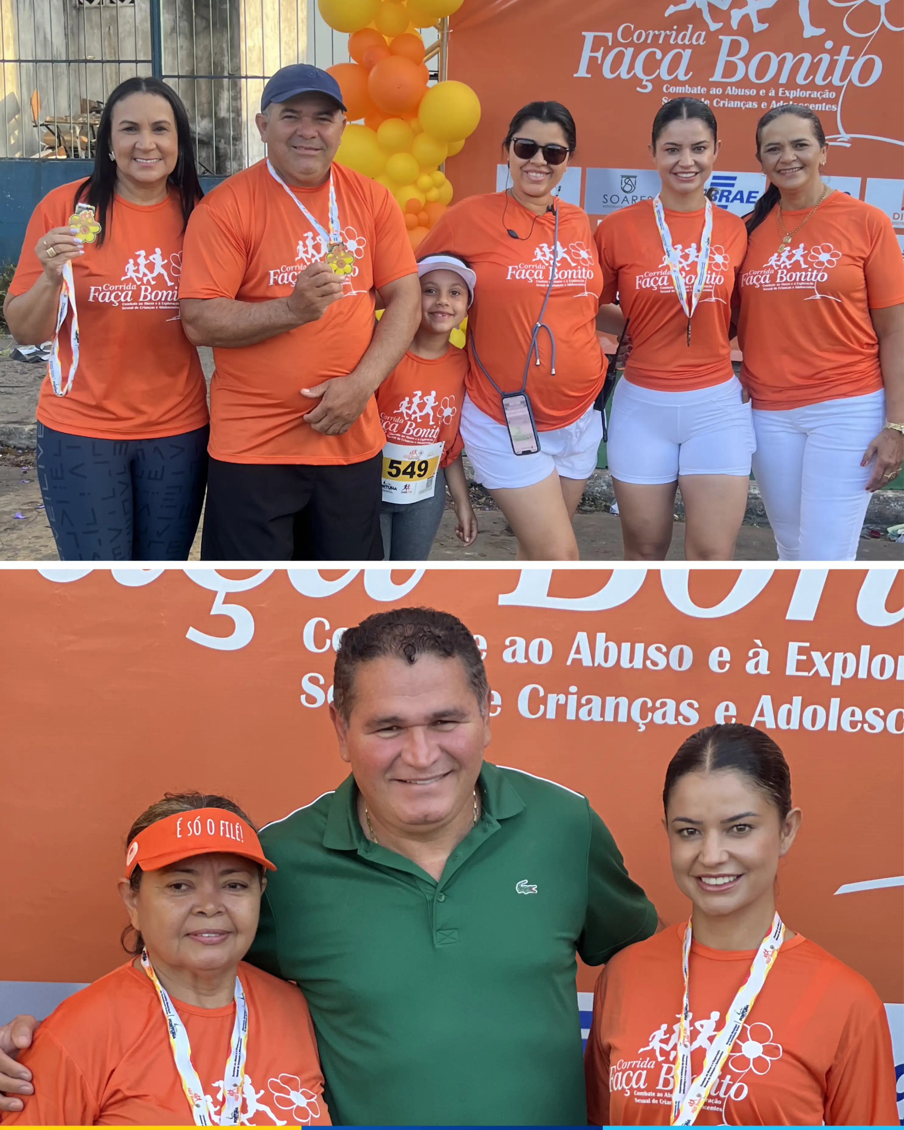 Foto 2 – 1ª Corrida Faça Bonito reúne mais de 500 participantes e fortalece a luta pela proteção de crianças e adolescentes.