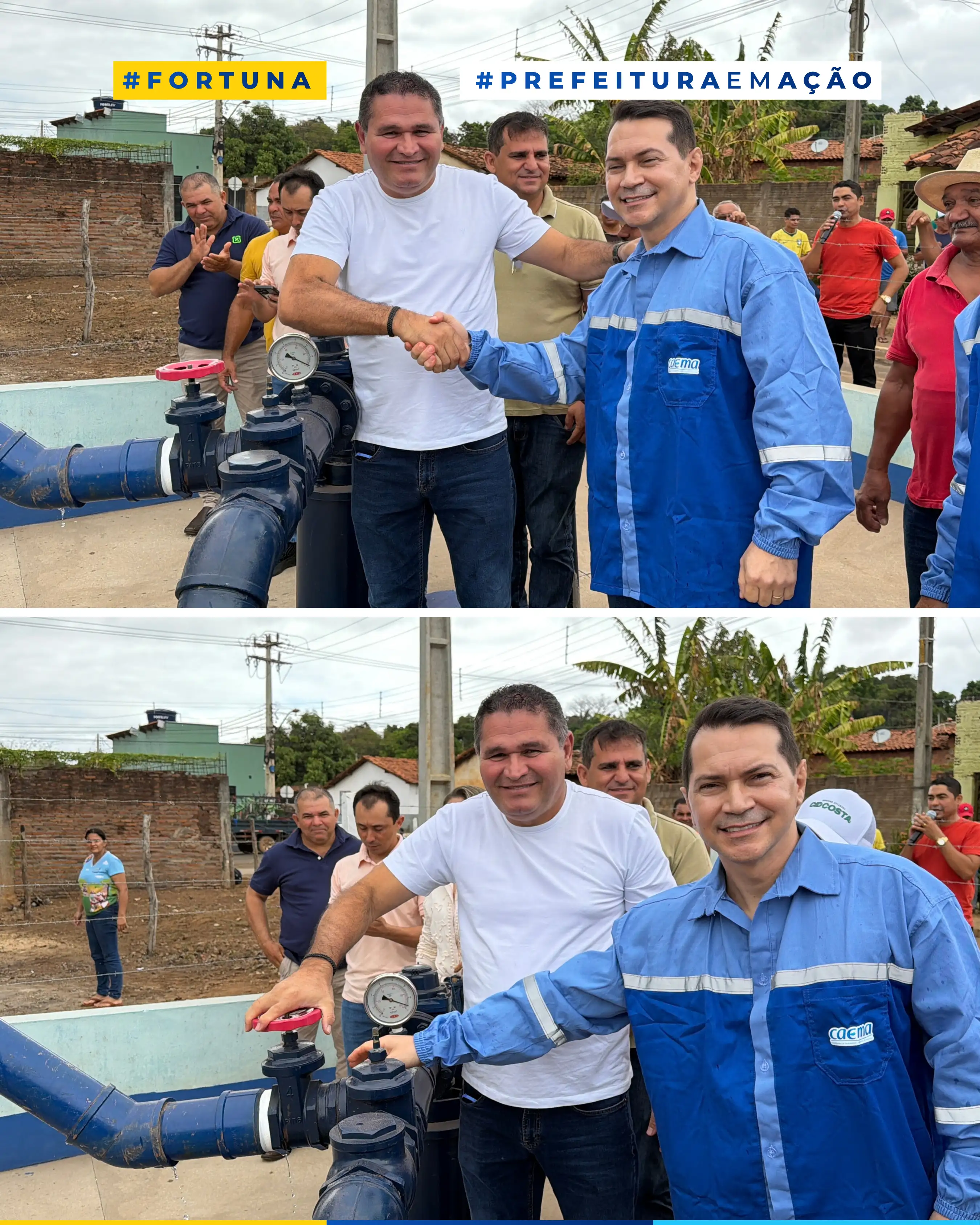 Foto 6 – FORTUNA INAUGURA POÇO ARTESIANO COM VAZÃO DE 100 MIL LITROS POR HORA