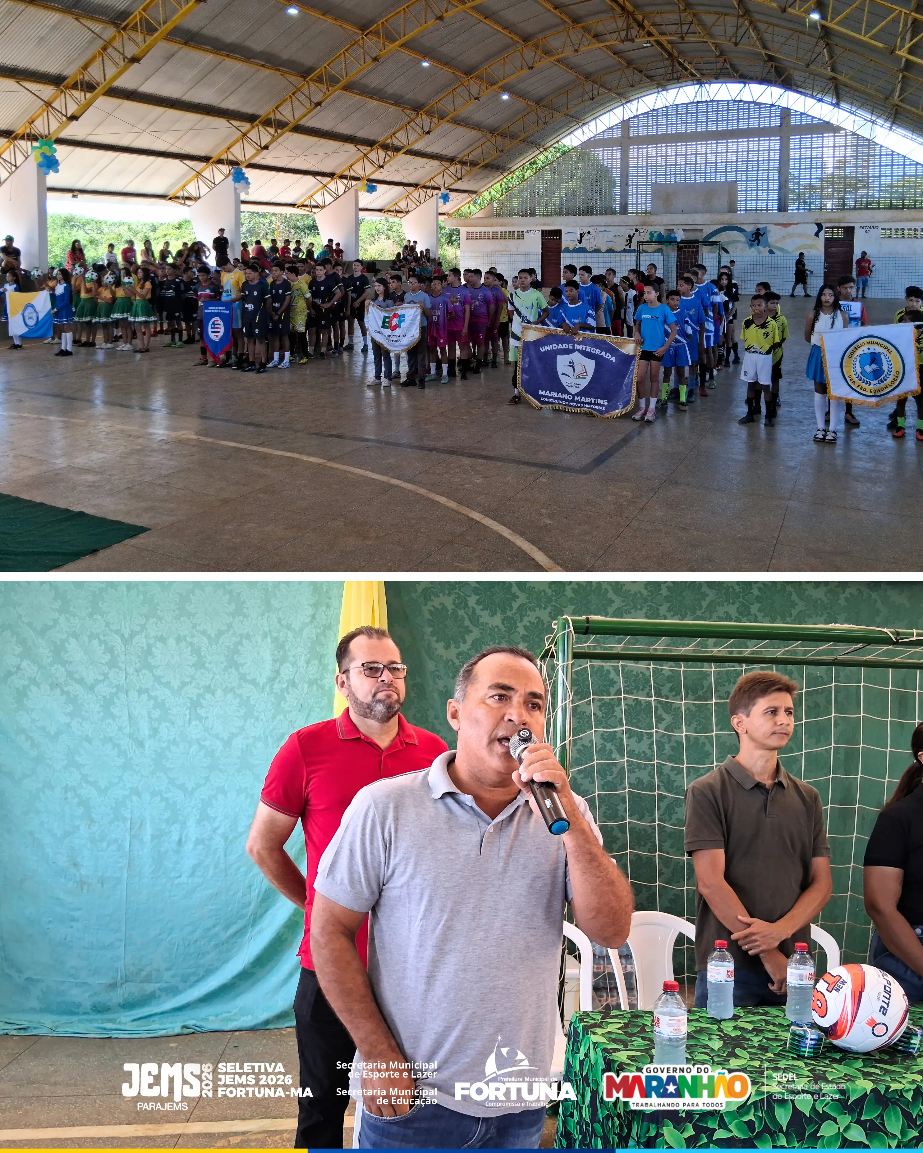 Foto 7 – Educação e esporte unidos na grande abertura dos JEMS 2026!