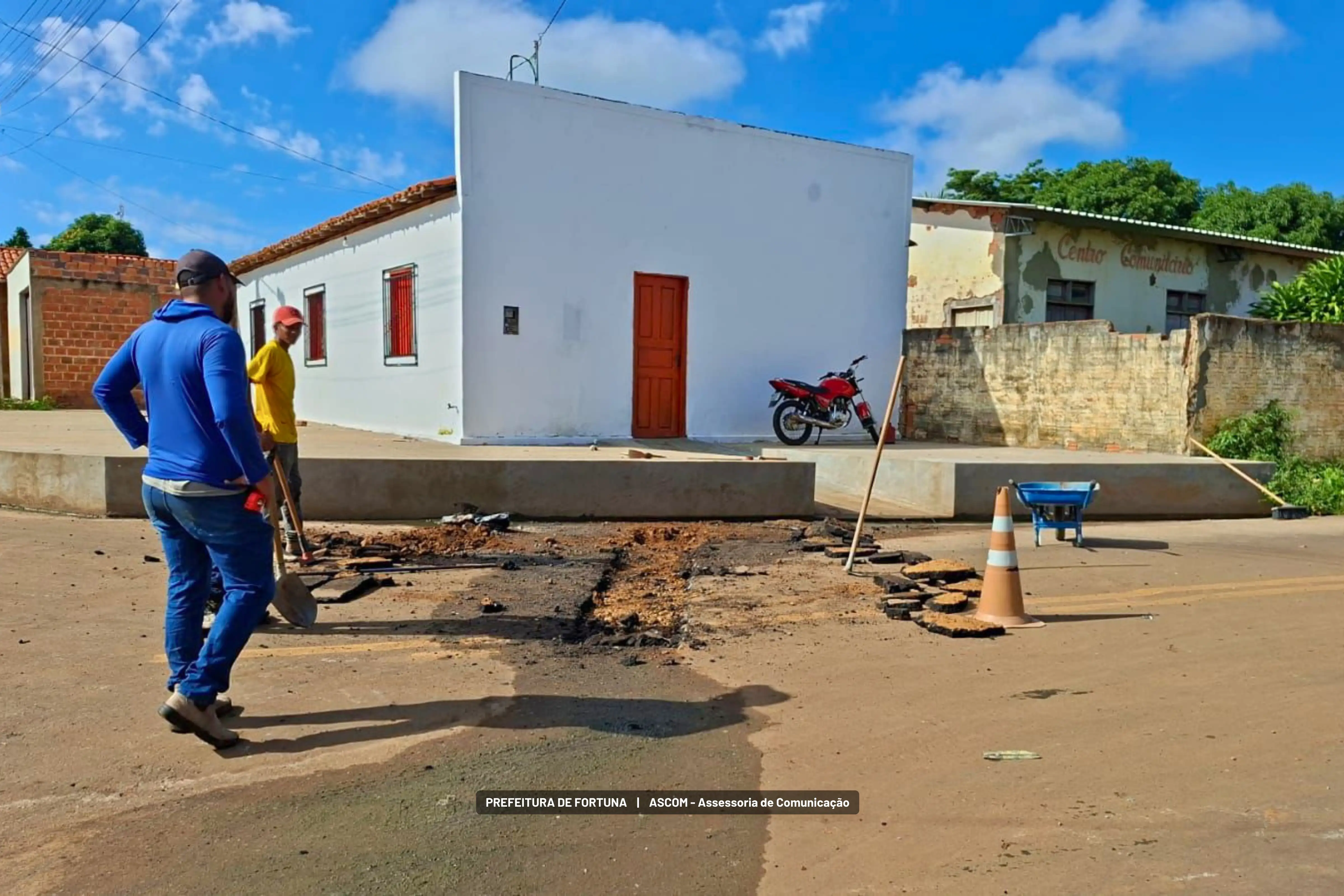 Foto 3 – Prefeitura de Fortuna conclui obra de passagem de água e reforça qualidade da infraestrutura urbana