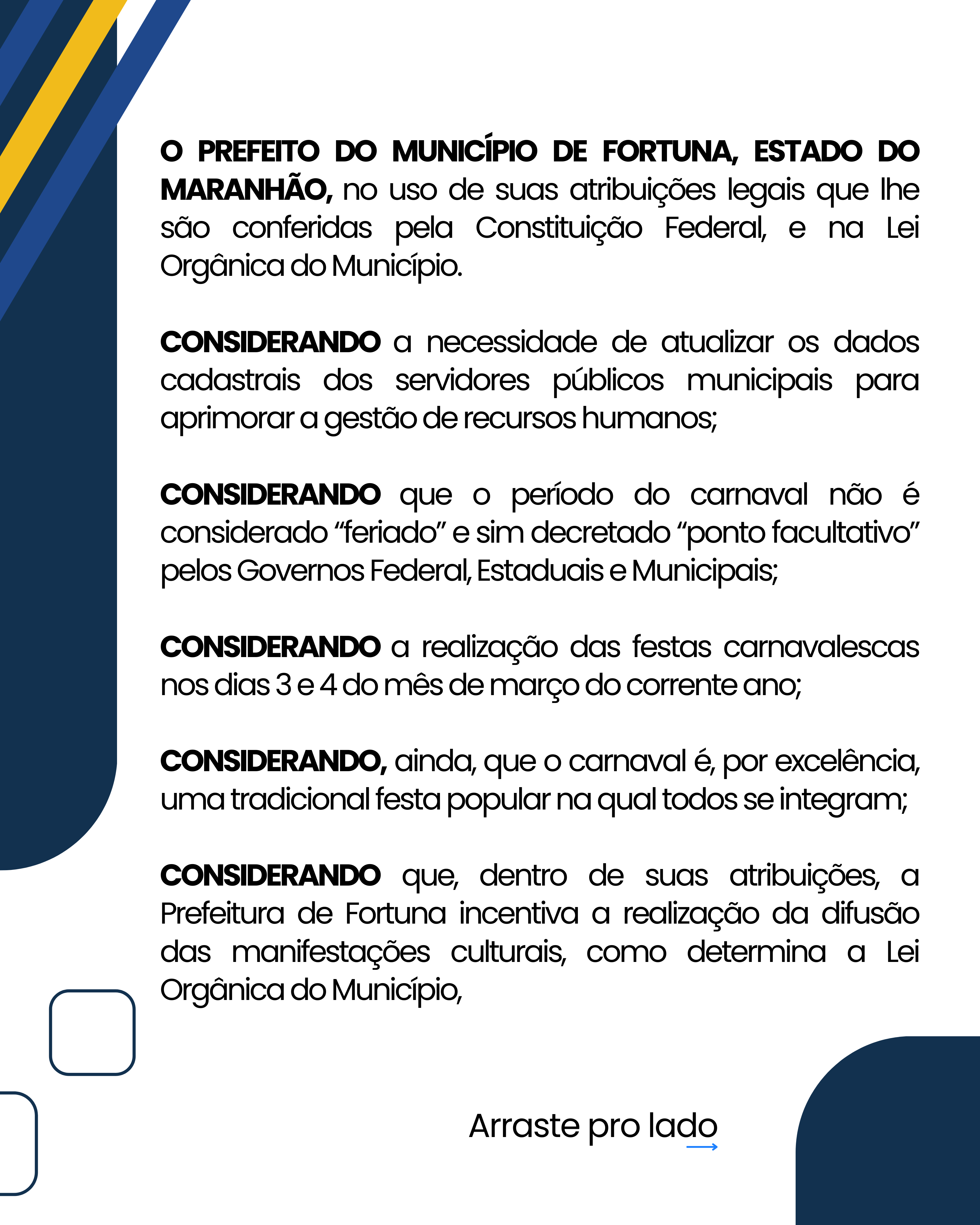 Foto 5 – DECRETO Nº 03/2025, DE 27 DE FEVEREIRO DE 2025