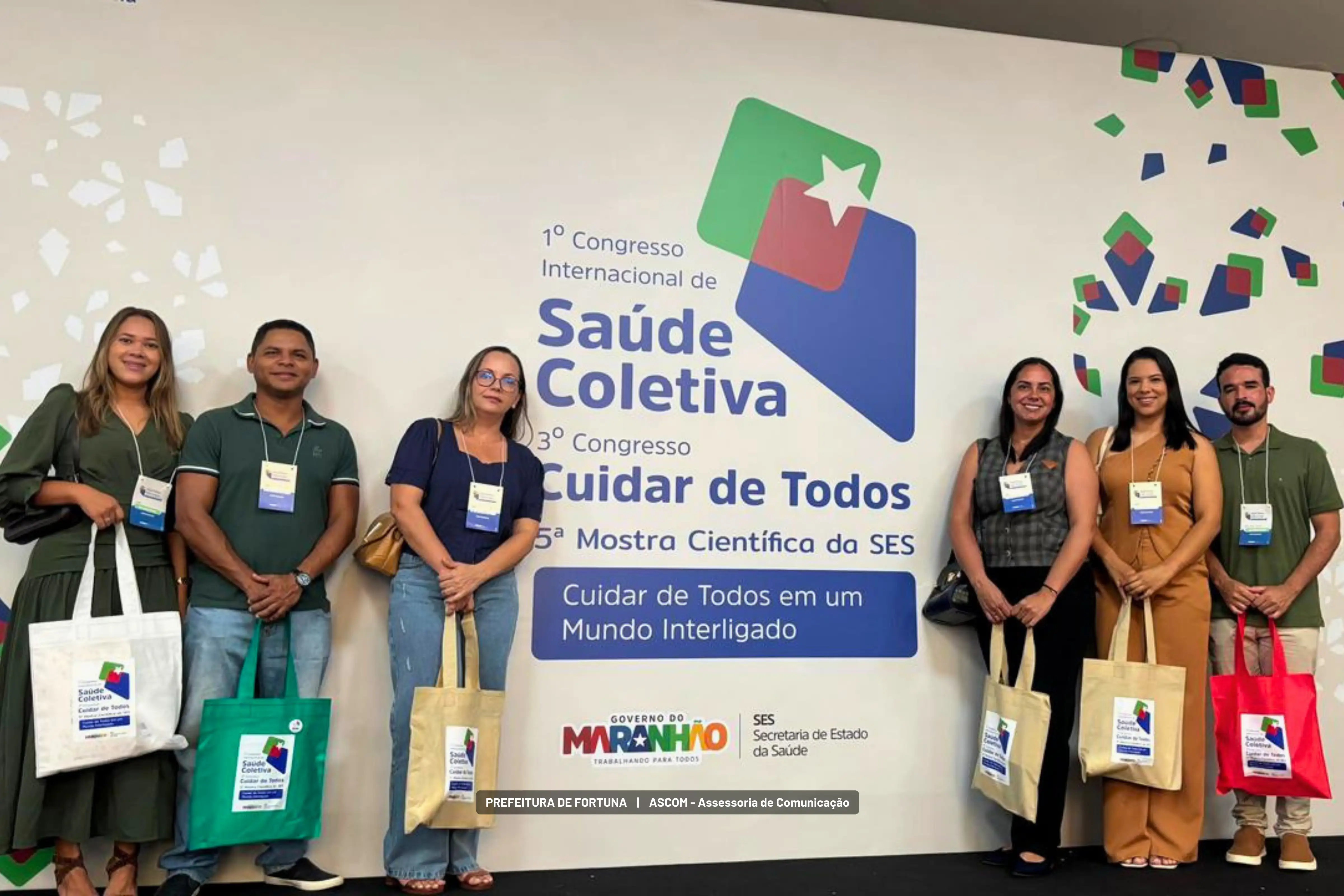 Foto 1 – NA SAÚDE DE FORTUNA: EQUIPE PARTICIPA DE CONGRESSO INTERNACIONAL EM SÃO LUÍS