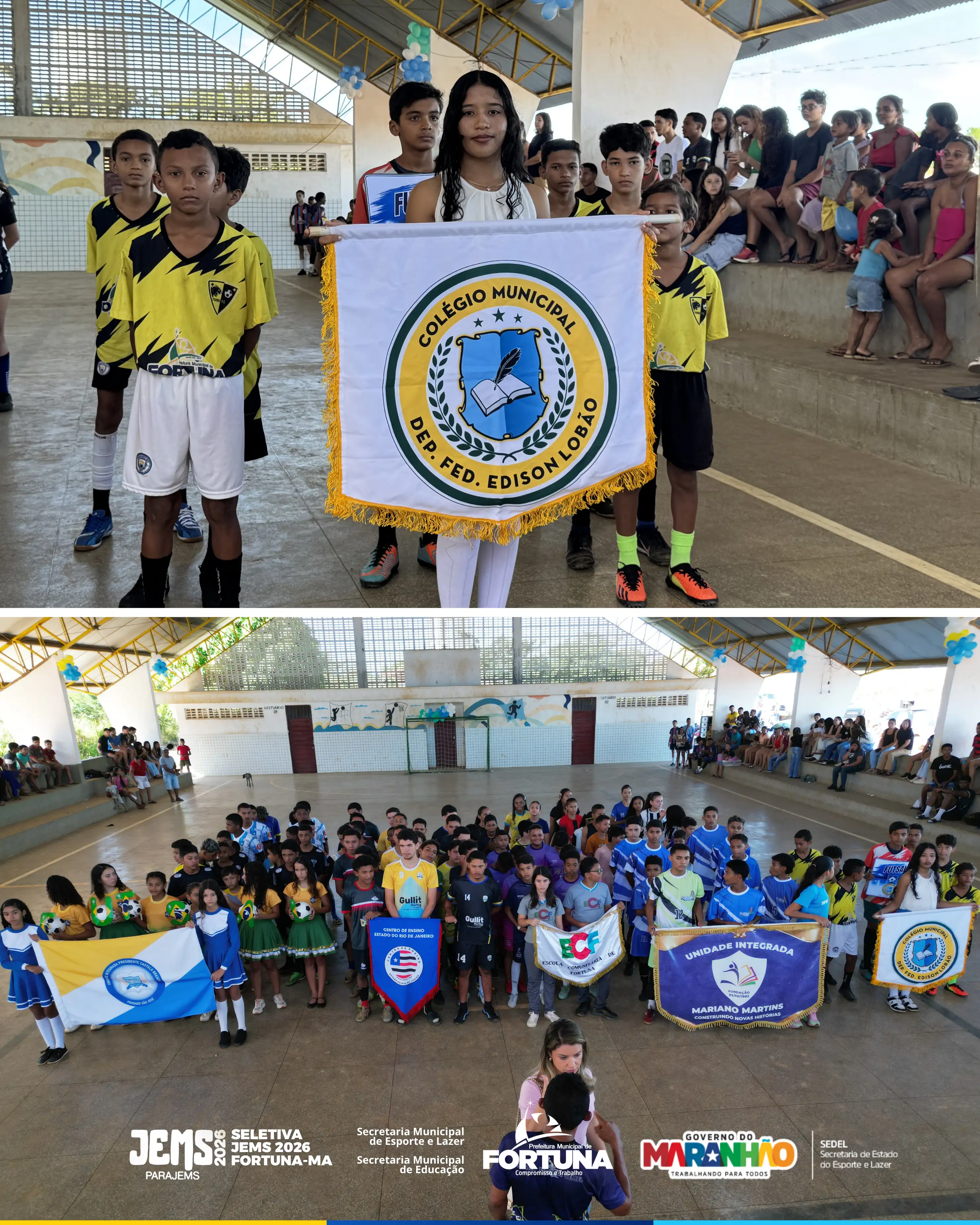 Foto 4 – Educação e esporte unidos na grande abertura dos JEMS 2026!
