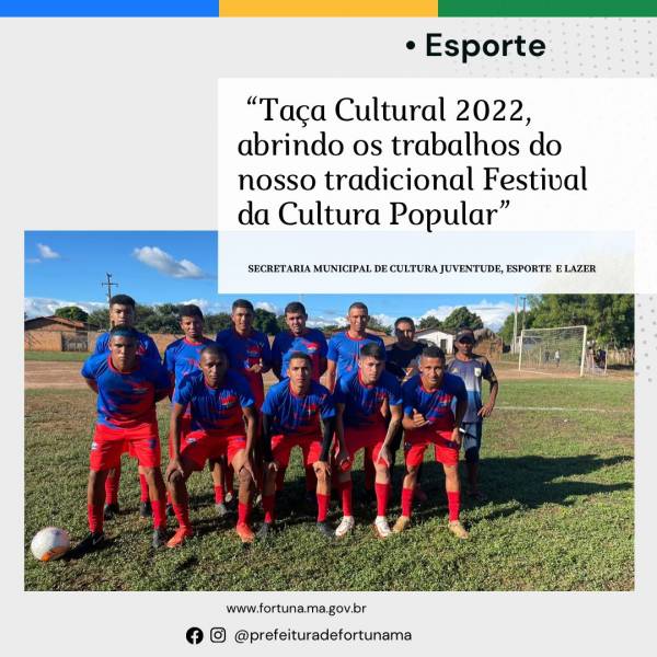 Início do campeonato municipal – Taça Cultural 2022, movimentou o último final de semana de Fortuna